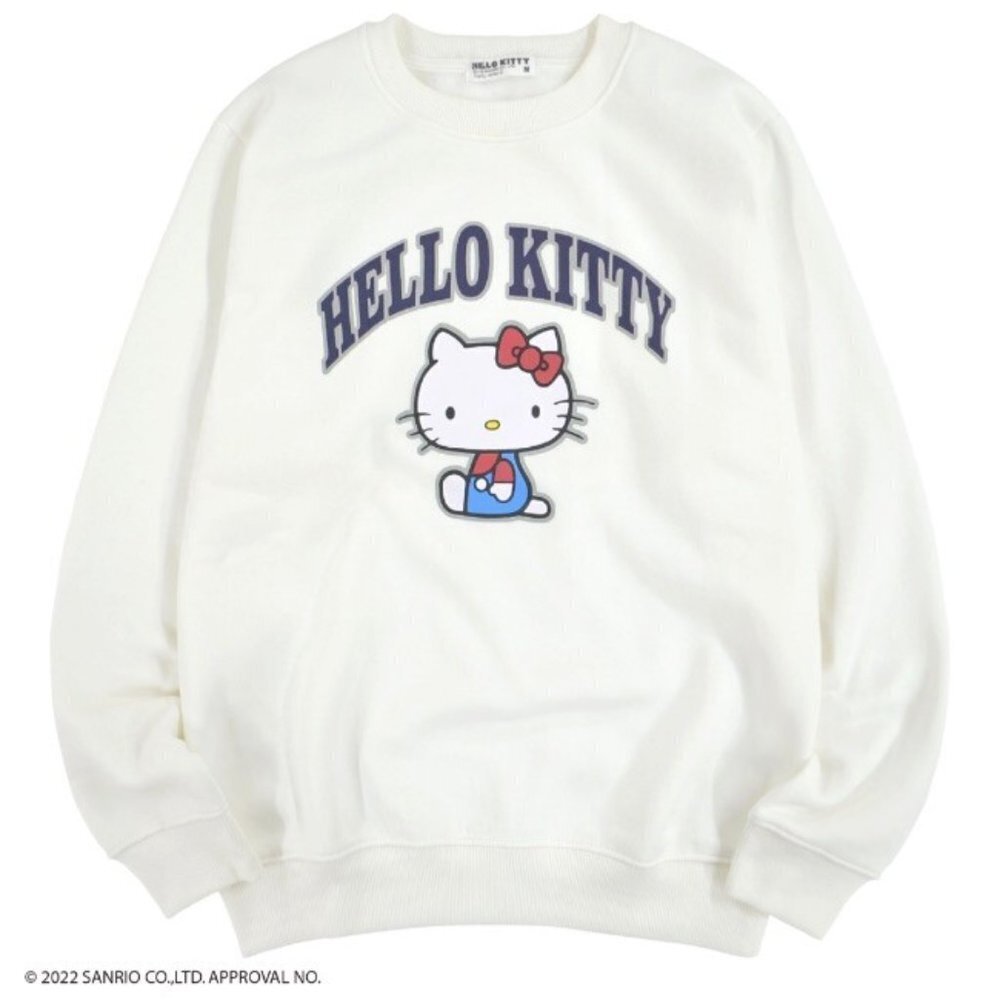 NEW Sanrio Hello Kitty White Sweatshirt - From Japan